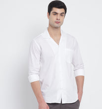 Load image into Gallery viewer, White Cuban Style Shirt