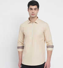 Load image into Gallery viewer, Beige Zipper