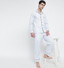 Load image into Gallery viewer, Sky Blue Pyjama Set