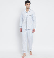 Load image into Gallery viewer, Sky Blue Pyjama Set