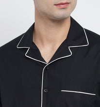 Load image into Gallery viewer, Black Pyjama Set