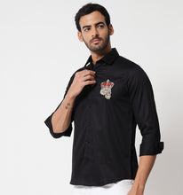 Load image into Gallery viewer, Skull Embroidery Shirt