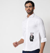 Load image into Gallery viewer, Classy Panda Embroidery Shirt