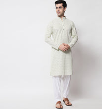 Load image into Gallery viewer, Faiz Sequin Chikankari Cotton Kurta