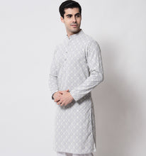Load image into Gallery viewer, Aayan Sequin Chikankari Cotton Kurta