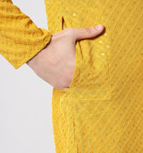Load image into Gallery viewer, Zard Embroidered Sequin Kurta