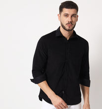Load image into Gallery viewer, Black Corduroy Shirt