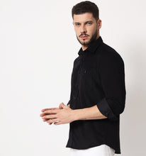Load image into Gallery viewer, Black Corduroy Shirt