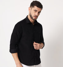 Load image into Gallery viewer, Black Corduroy Shirt