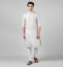 Load image into Gallery viewer, Ash Linen Kurta