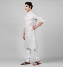 Load image into Gallery viewer, Ash Linen Kurta