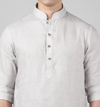 Load image into Gallery viewer, Ash Linen Kurta