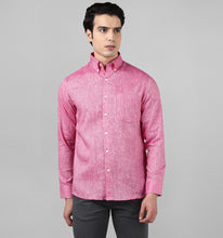Load image into Gallery viewer, Fuscia Pure Linen Shirt