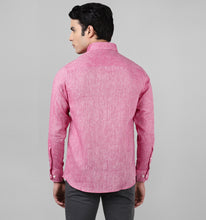 Load image into Gallery viewer, Fuscia Pure Linen Shirt