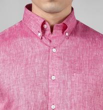 Load image into Gallery viewer, Fuscia Pure Linen Shirt