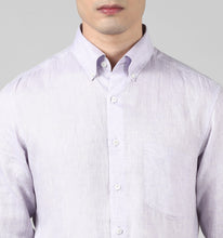 Load image into Gallery viewer, Lavender Pure Linen Shirt