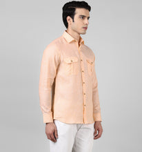 Load image into Gallery viewer, Saffron Pure Linen Shirt