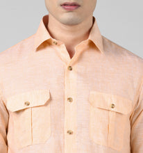 Load image into Gallery viewer, Saffron Pure Linen Shirt