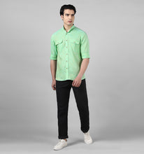Load image into Gallery viewer, Mint Linen Shirt