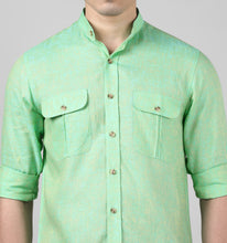 Load image into Gallery viewer, Mint Linen Shirt