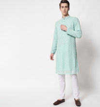 Load image into Gallery viewer, Saanjh Embellished Kurta