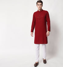 Load image into Gallery viewer, Ruhaan Embroidered Sequin Kurta
