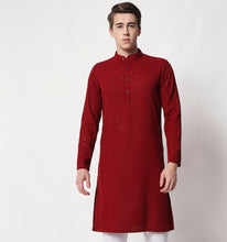 Load image into Gallery viewer, Ruhaan Embroidered Sequin Kurta