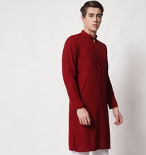 Load image into Gallery viewer, Ruhaan Embroidered Sequin Kurta