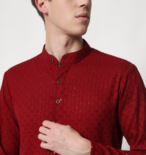 Load image into Gallery viewer, Ruhaan Embroidered Sequin Kurta