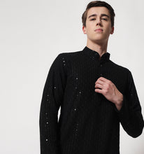 Load image into Gallery viewer, Shaan Embroidered Sequin Kurta