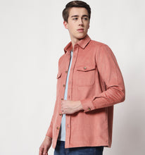 Load image into Gallery viewer, Coral Corduroy Overshirt