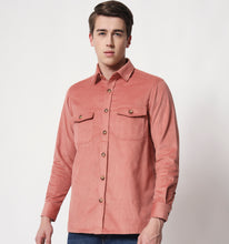 Load image into Gallery viewer, Coral Corduroy Overshirt