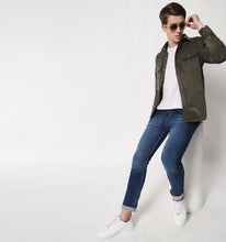 Load image into Gallery viewer, Olive Corduroy Overshirt