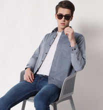 Load image into Gallery viewer, Grey Corduroy Shirt