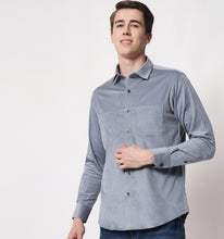 Load image into Gallery viewer, Grey Corduroy Shirt