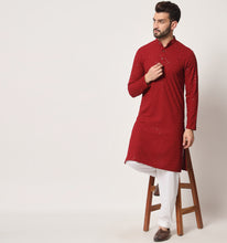 Load image into Gallery viewer, Darbar Embroidered Sequin Kurta