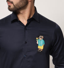 Load image into Gallery viewer, Beach Teddy Embroidery Shirt