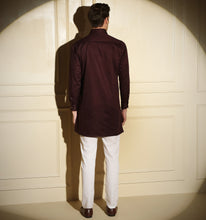 Load image into Gallery viewer, Merlot Short Kurta
