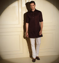 Load image into Gallery viewer, Merlot Short Kurta