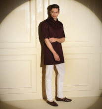 Load image into Gallery viewer, Merlot Short Kurta