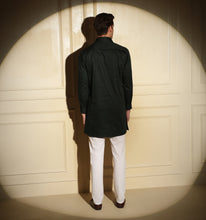 Load image into Gallery viewer, Bottle Green Short Kurta