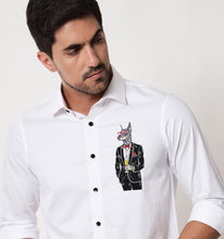 Load image into Gallery viewer, Stylish Dobermann Embroidery Shirt