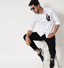 Load image into Gallery viewer, Stylish Dobermann Embroidery Shirt