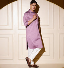 Load image into Gallery viewer, Purple Pathani Kurta