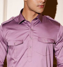 Load image into Gallery viewer, Purple Pathani Kurta