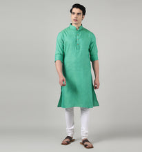 Load image into Gallery viewer, Emerald Linen Kurta