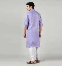 Load image into Gallery viewer, Lilac Linen Kurta