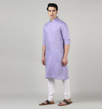 Load image into Gallery viewer, Lilac Linen Kurta