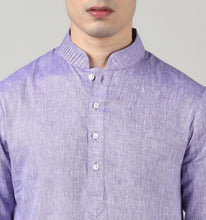 Load image into Gallery viewer, Lilac Linen Kurta