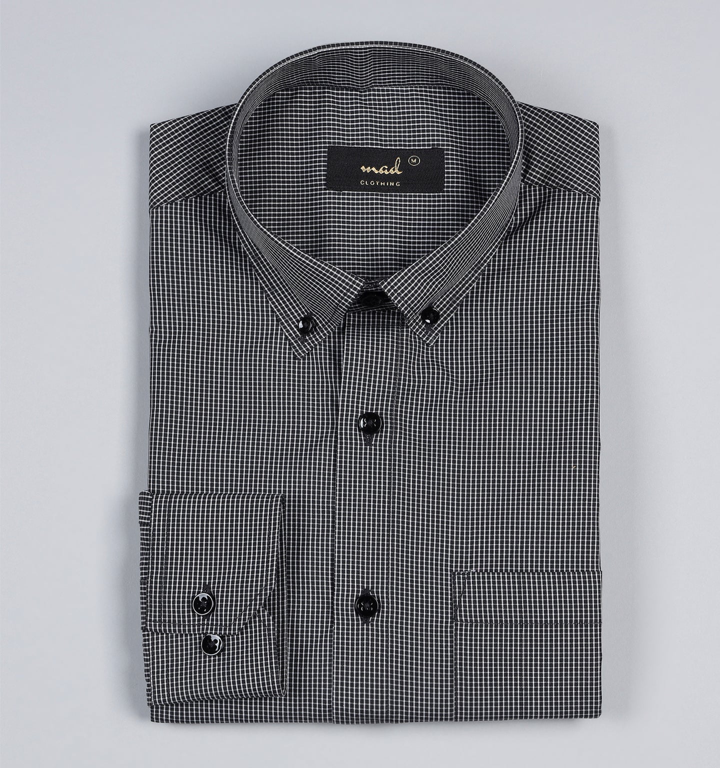 Wrinkle Free Monocheck Shirt
